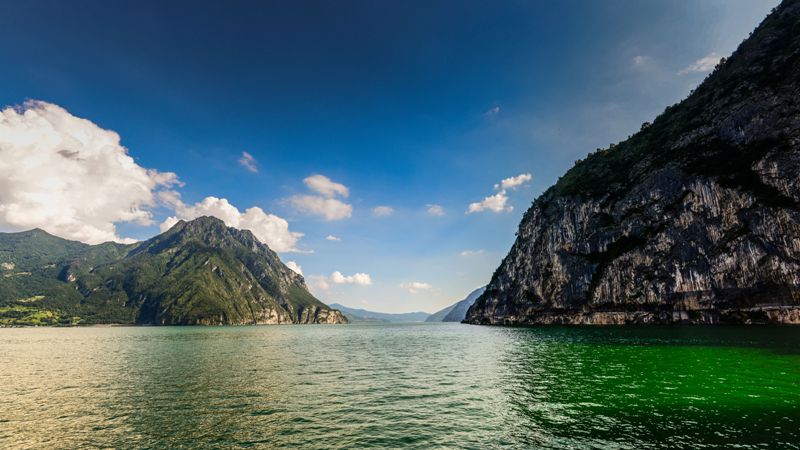 HD picture Lake Iseo Sebino Lombardy Italy